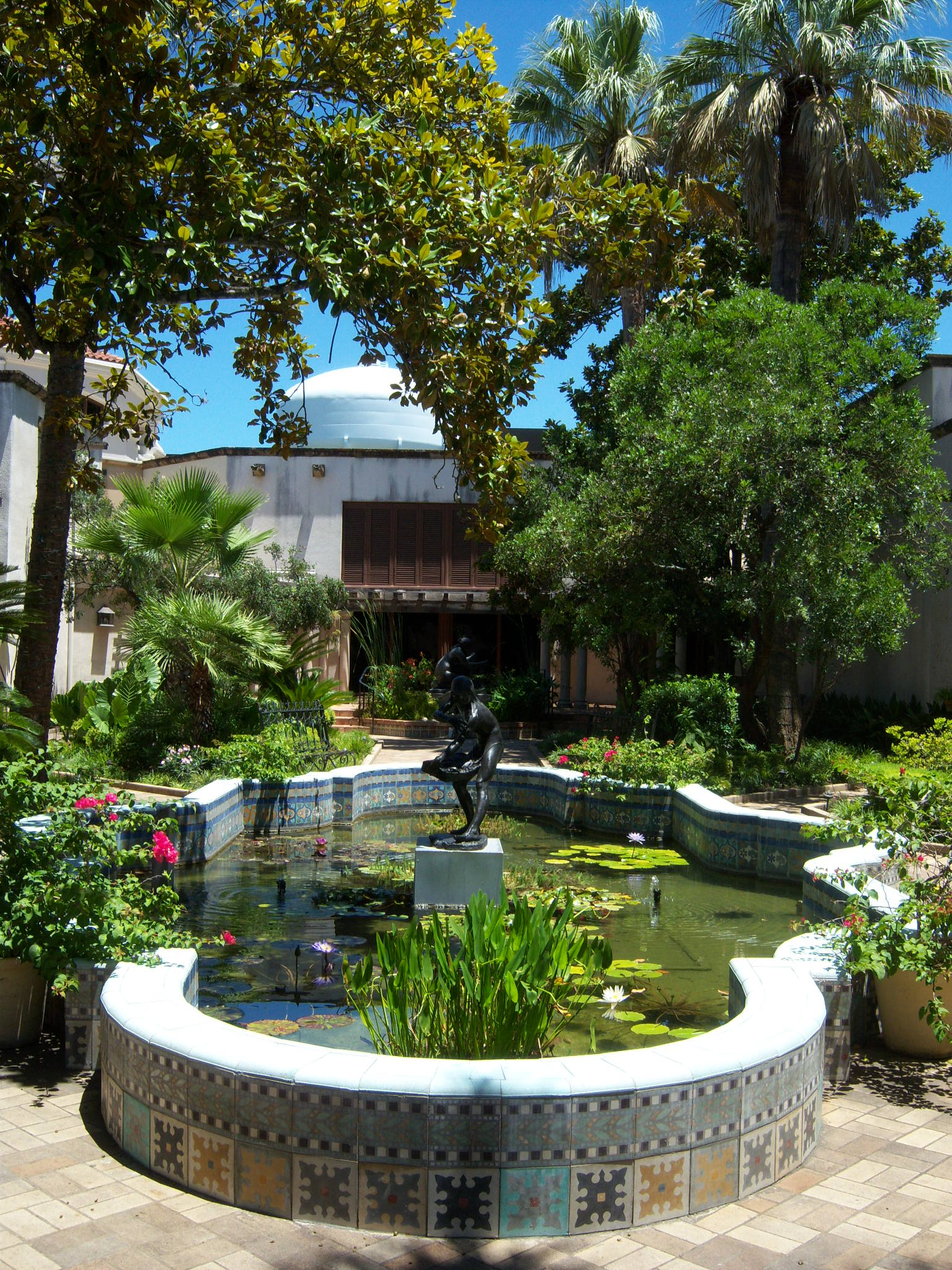 Photo of the McNay Art Museum Courtyard