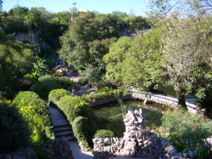 Photo of San Antonio's Japanese Tea Gardens.