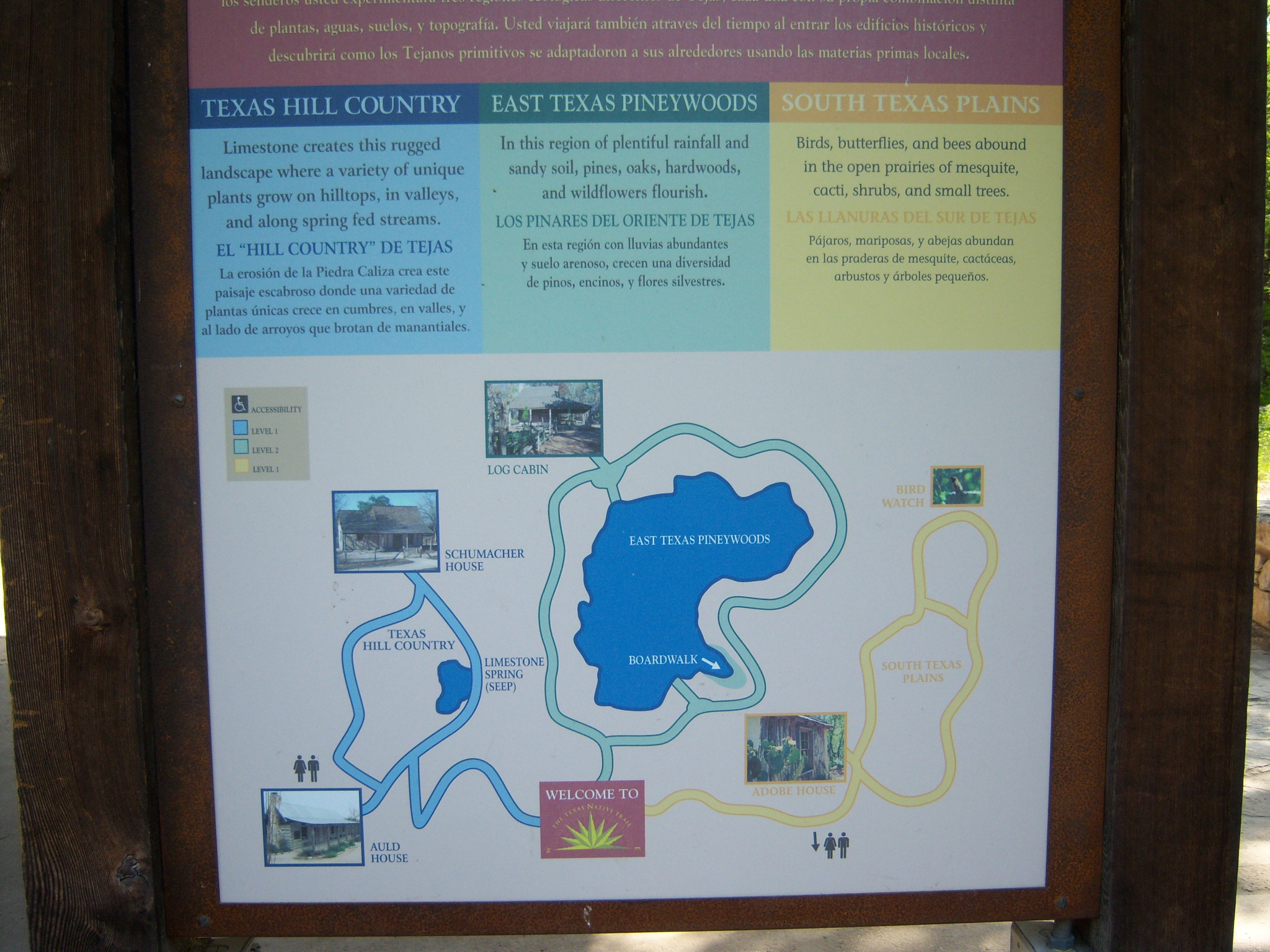 The Texas Native Trail Map