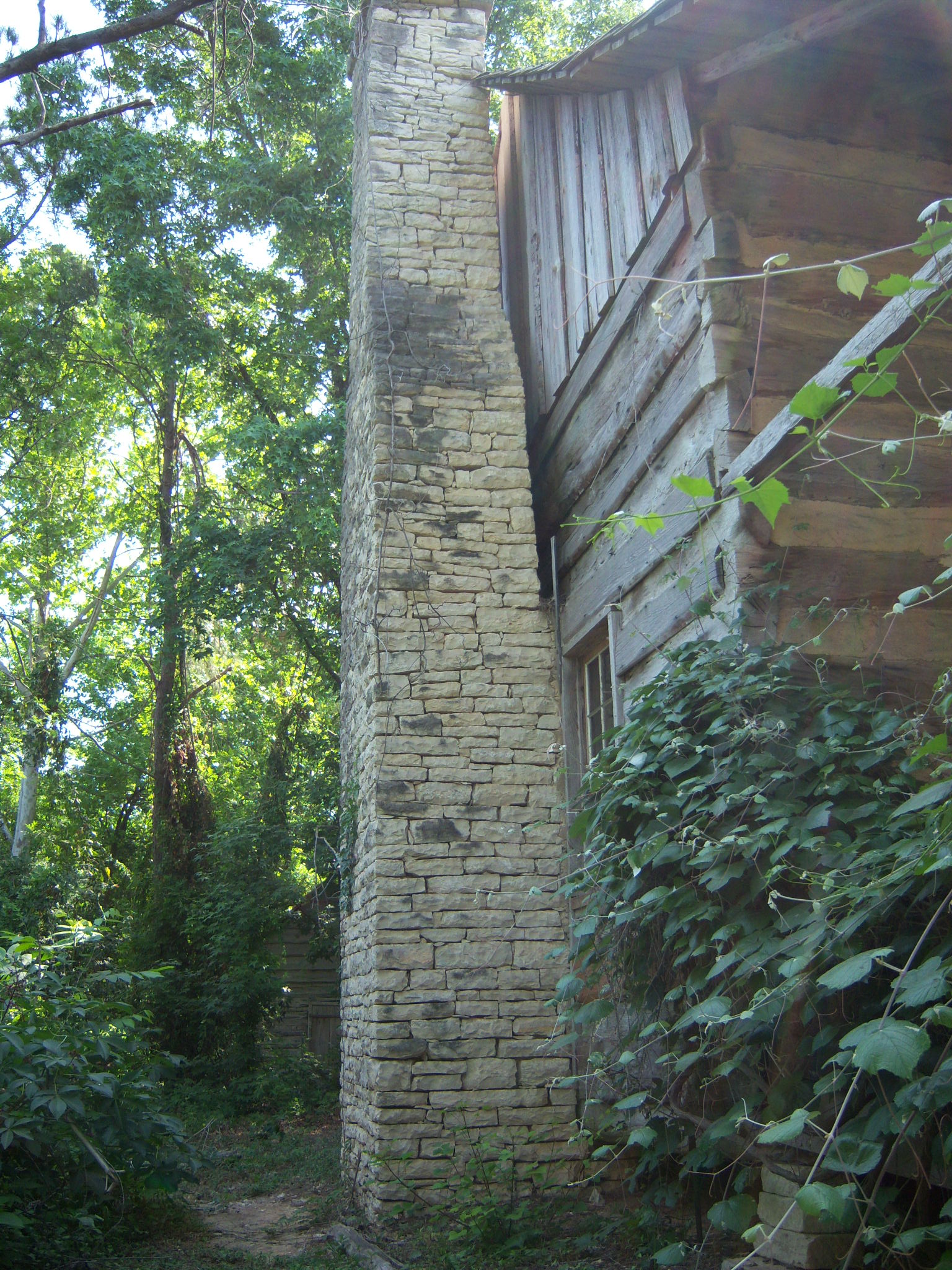 East Texas Cabin Fireplace