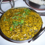 Saag Paneer at India Oven Restaurant