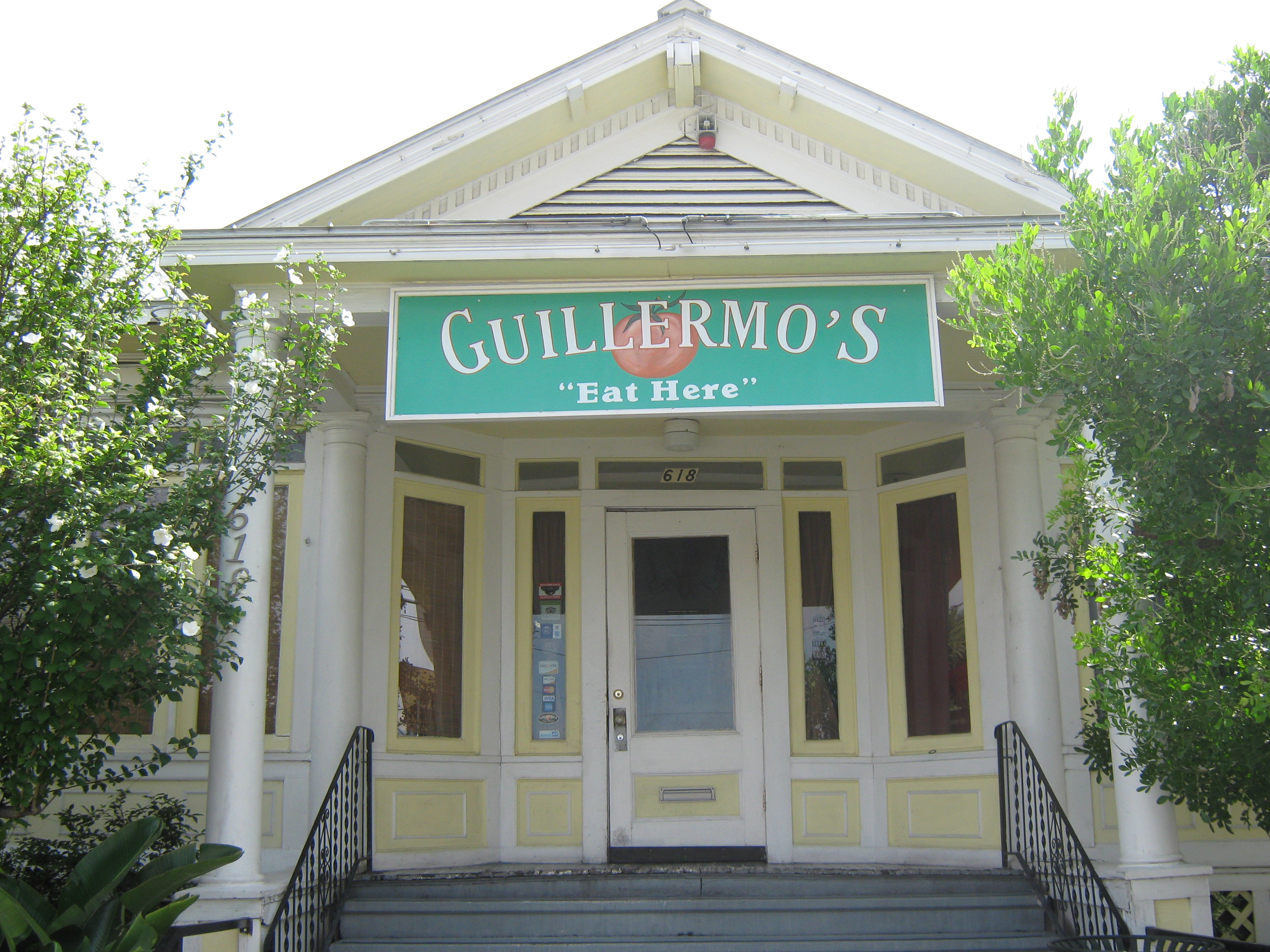 Photo of Guillermo's restaurant on McCullough.