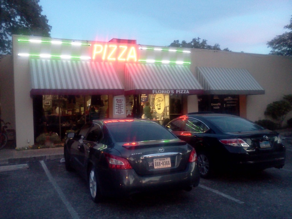 Photo of Florio's Pizza at 7701 Broadway at Nottingham in San Antonio, Texas.