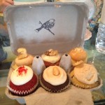 Photo of Bird Bakery mini cupcakes.