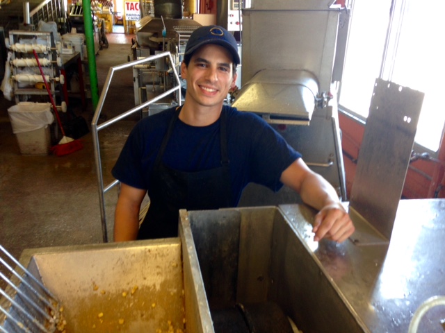 Photo of Anthony Borrego at Adelita Tamales & Tortilla Factory.