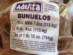 Photo of bunuelos tag at Adelita Tamales & Tortilla Factory.