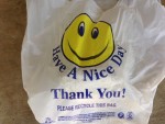 Photo of "Have a Nice Day" to-go bag at Adelita Tamales & Tortilla Factory.