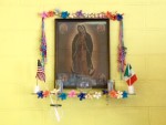 Photo of Our Lady of Guadalupe at Adelita Tamales & Tortilla Factory.