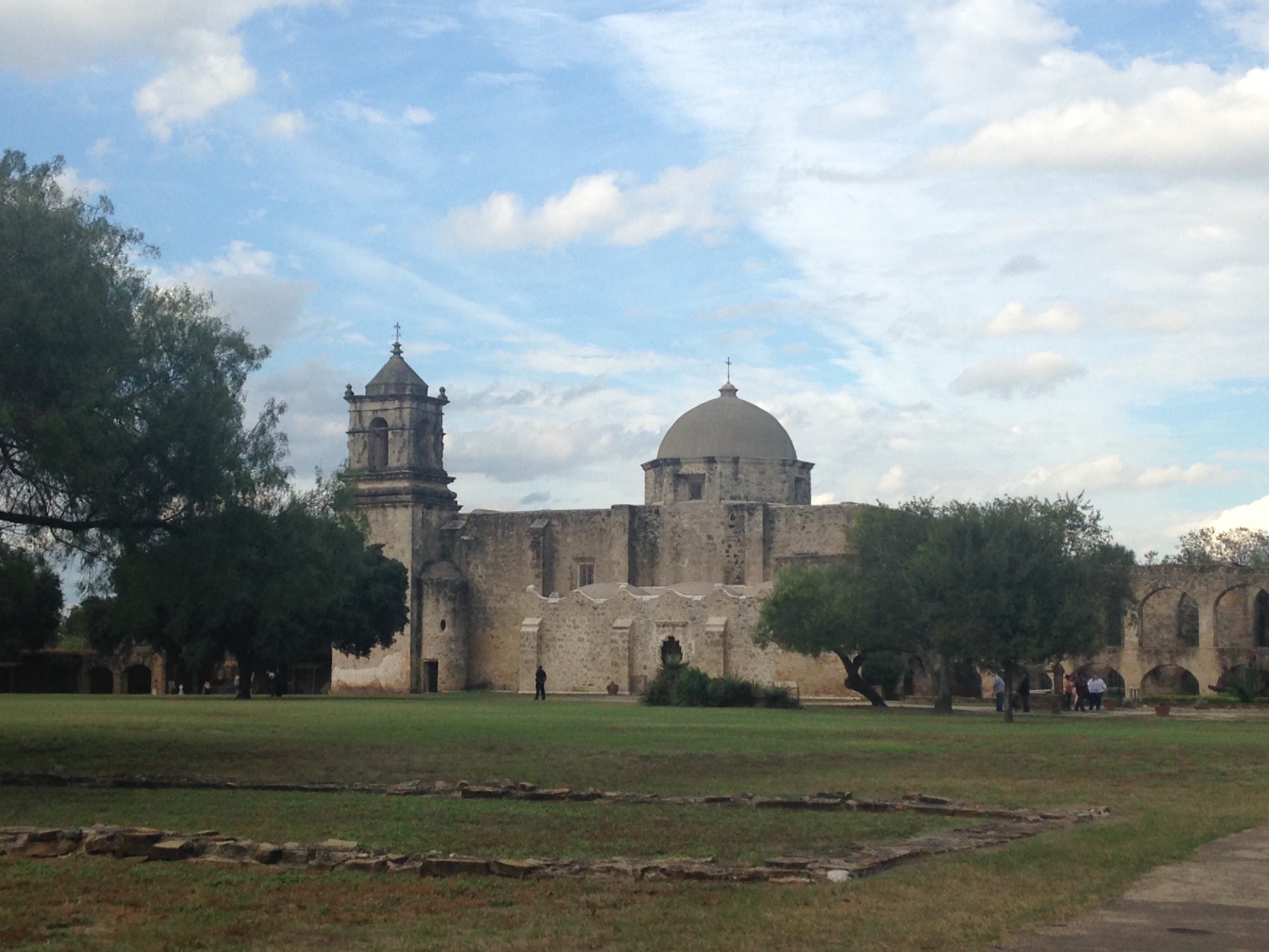 Photo of Mission San Jose, one of five colonial missions in San Antonio, Texas, that have been designated a UNESCO World Heritage Site.