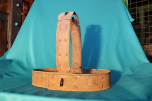 Photo of a chastity belt.