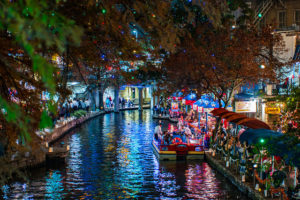 Photo of Luminarias on the River Walk by Nan Palmero