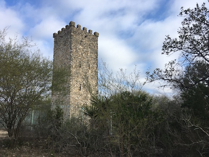 Photo of tower at Comanche Lookout Park in San Antonio, Texas.