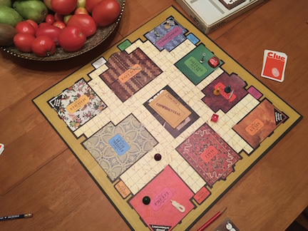 Photo of the board game Clue