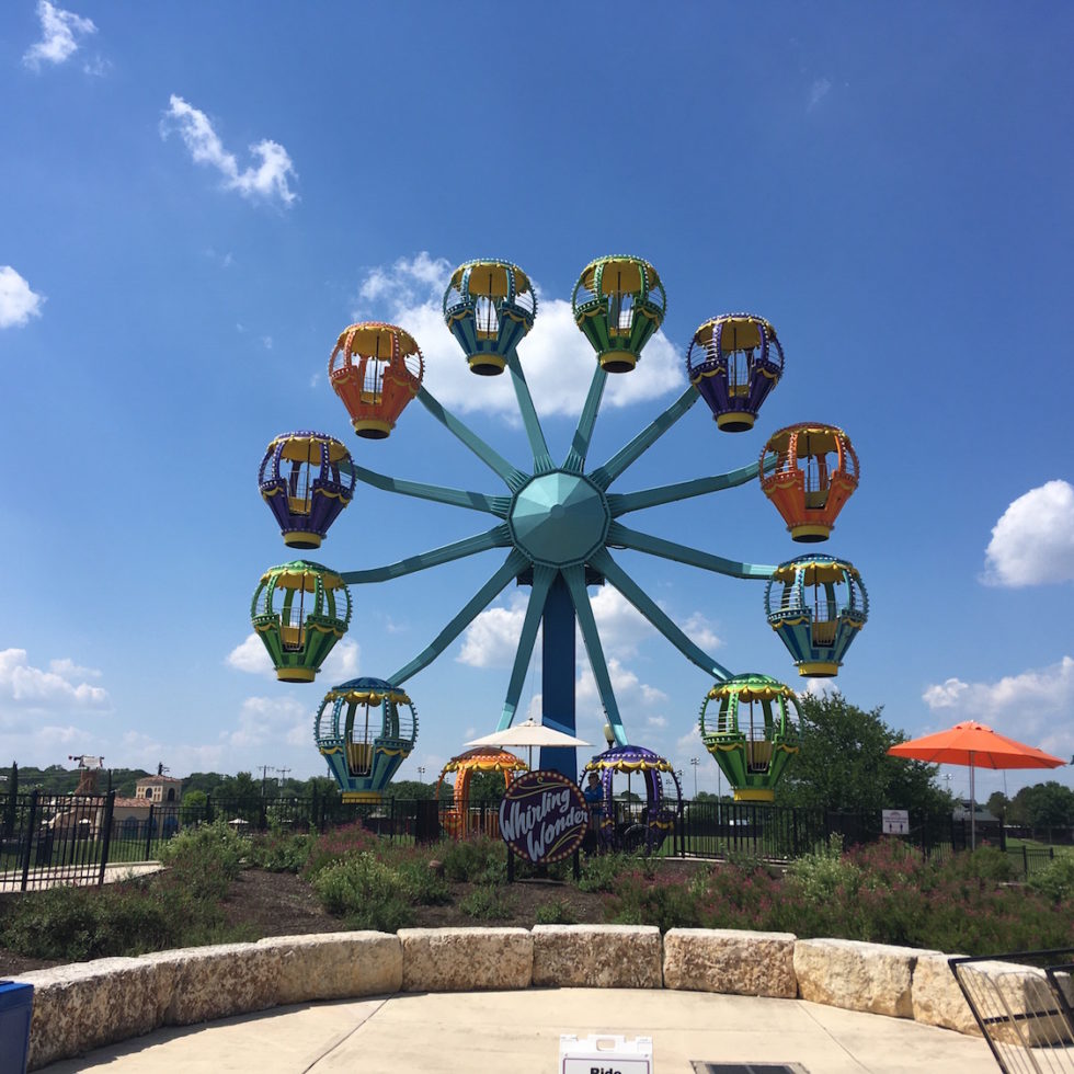 photo of the ferris wheel at Morgan's Wonderland in San Antonio, Texas