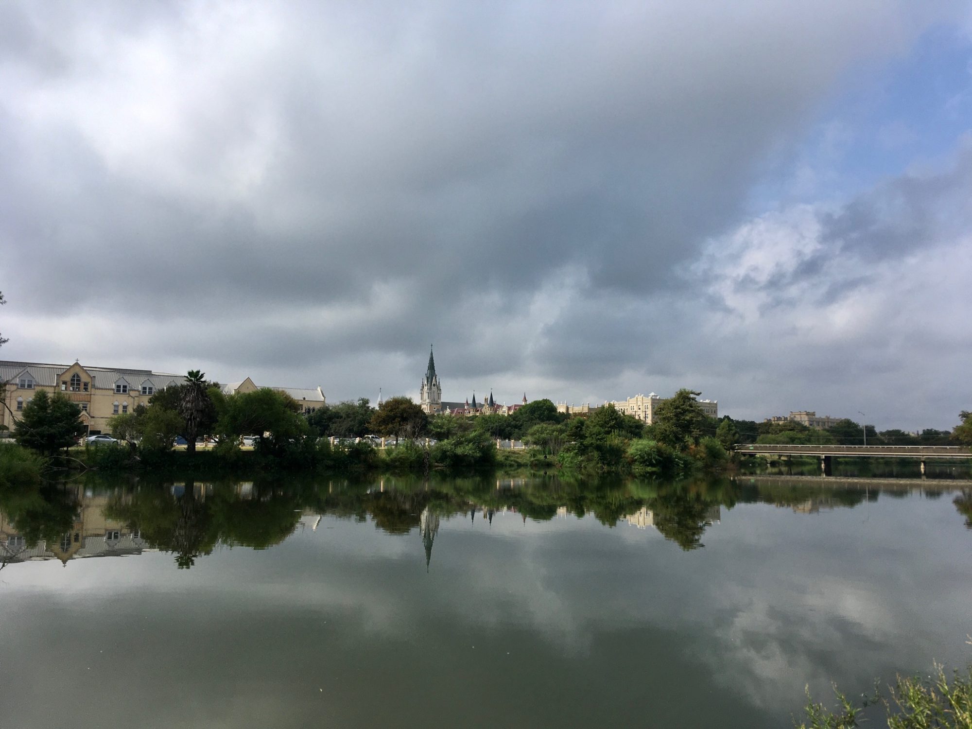 Photo of Our Lady of the Lake University taken from Elmendorf Lake.