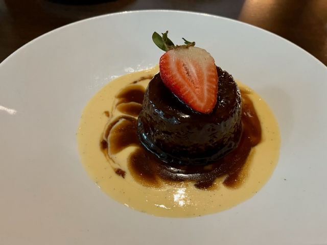 Photo of Biga on the Banks' Sticky Toffee Pudding with English Custard.