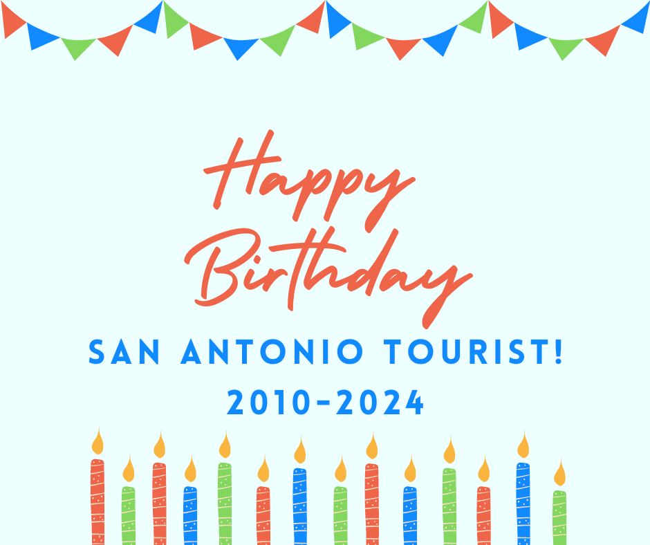 Infographic of San Antonio Tourist's 14th birthday celebration