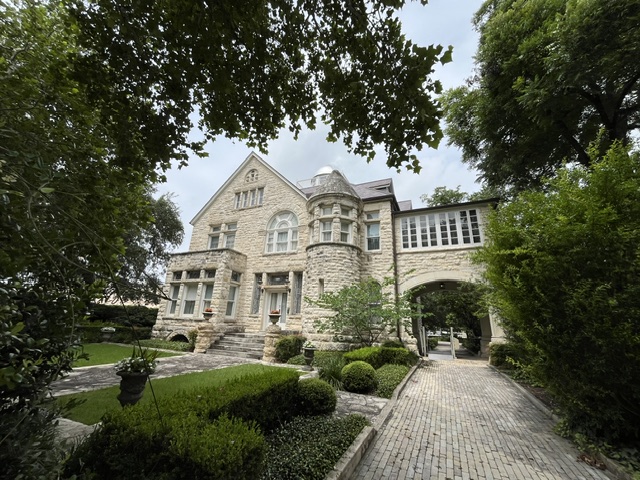 Photograph of the Maverick Carter House exterior in downtown San Antonio, Texas.